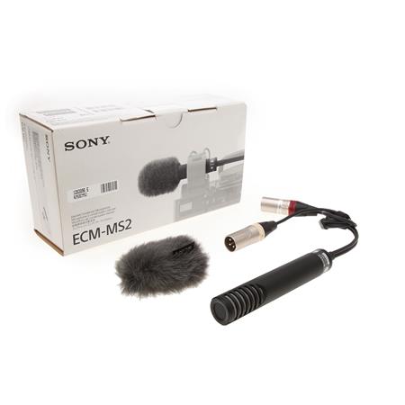Used Sony ECM-MS2 Mono/Stereo Electret Condenser Microphone, Phantom