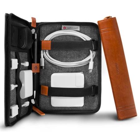 Twelve South Journal Caddysack for Mac Accessories, Cognac