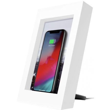 Twelve South PowerPic Qi Wireless Charging Photo Frame, White
