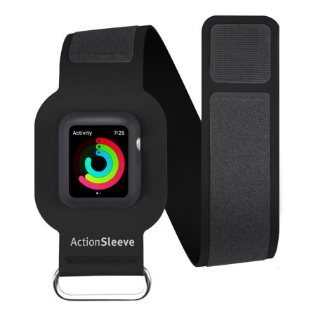 Twelve South ActionSleeve Armband for 42mm (1.65") Slim Apple Watch, Black