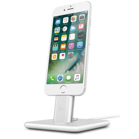 Twelve South HiRise 2 Adjustable Charging Stand for iPhone and iPad, Silver