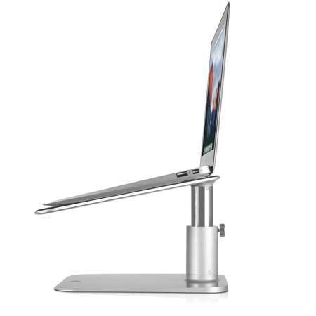 Twelve South HiRise Height-Adjustable Stand for MacBook, Silver