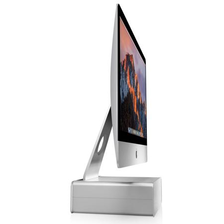 Twelve South HiRise Height-Adjustable Stand for iMac, Silver