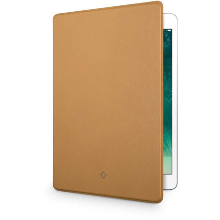 Twelve South SurfacePad Slim Leather Case for iPad Pro 12.9", Camel