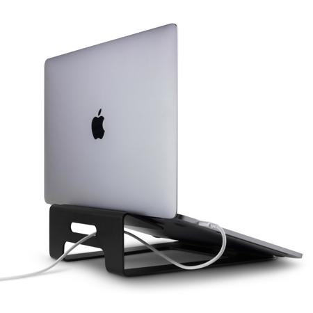 Twelve South ParcSlope Hybrid Stand/Desktop Wedge for MacBook & iPad Pro, Black