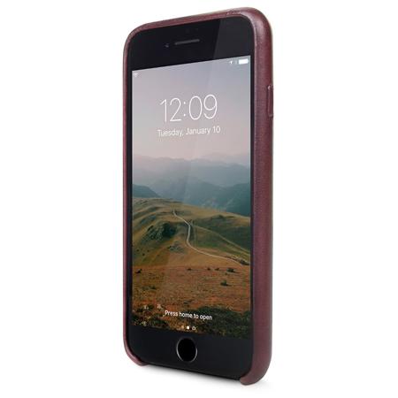 Twelve South Relaxed Burnished Leather Case with Pockets for iPhone 7, Marsala