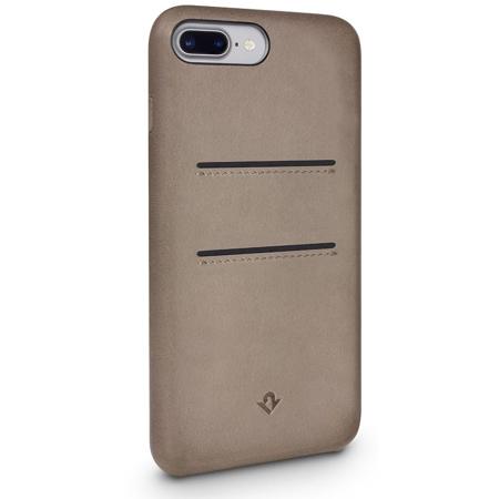 Twelve South Relaxed Leather Case with Pockets for iPhone 7 Plus, Warm Taupe