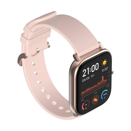 AmazFit GTS Smartwatch with AMOLED Display & Silicone Band - Pink SKU#1302338