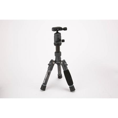 FotoPro X-Aircross 1 Mini Carbon Fiber Tripod Kit - Gray SKU#1302973