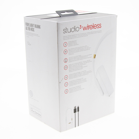 Beats by Dr. Dre Beats Studio3 Wireless Over-Ear Headphones - White SKU#1305711