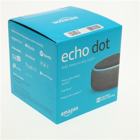 Charcoal NEW in box Amazon Echo Dot 3rd Generation w/ Alexa Voice Media Device 