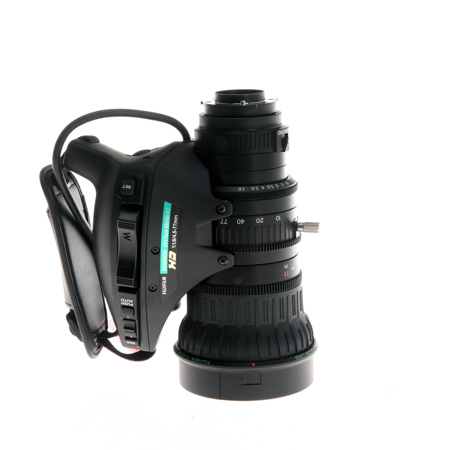 Used Fujinon Exceed Series XT17sx4.5BRM 4.5-77mm f/1.6 HD ENG Quick Zoom Lens for JVC ProHD 1/3" Cameras, 17x Magnification - with ALAC and CAC V