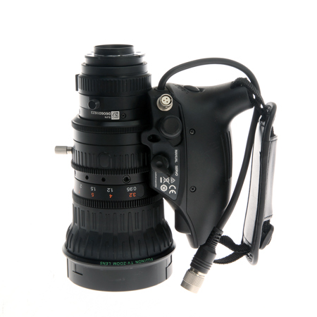 Used Fujinon Exceed Series XT17sx4.5BRM 4.5-77mm f/1.6 HD ENG Quick Zoom Lens for JVC ProHD 1/3" Cameras, 17x Magnification - with ALAC and CAC V