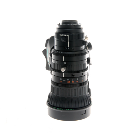 Used Fujinon Exceed Series XT17sx4.5BRM 4.5-77mm f/1.6 HD ENG Quick Zoom Lens for JVC ProHD 1/3" Cameras, 17x Magnification - with ALAC and CAC V