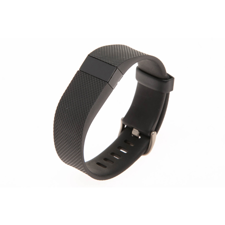 fitbit charge hr wireless activity wristband black large