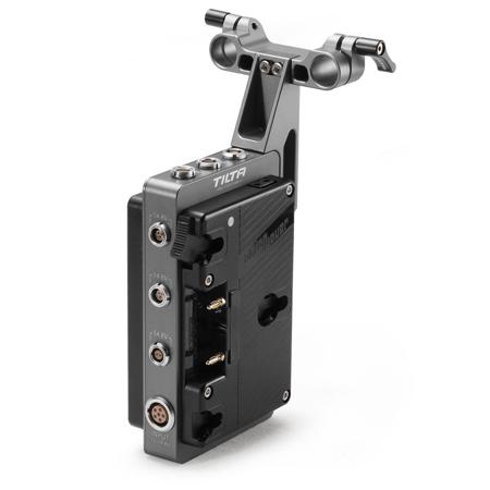 Tilta Dual-Sided Battery Plate with 15mm LWS Rod Adapter for RED DSMC2 Camera, Gold Mount, Gunmetal Gray