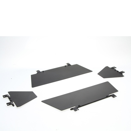 F & V BLK4-3 Barndoor Leafs Kit for 1x0.5 LED Panel K2000 Power and Z200S Soft