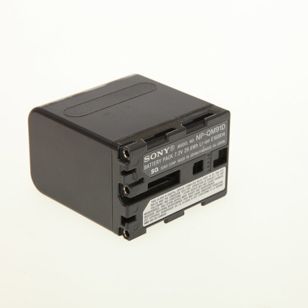 Sony NP-QM91D Info-Lithium M Series Battery with Display for Video Camcorders