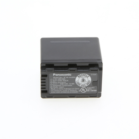 Panasonic VW-VBK360 Camcorder Battery