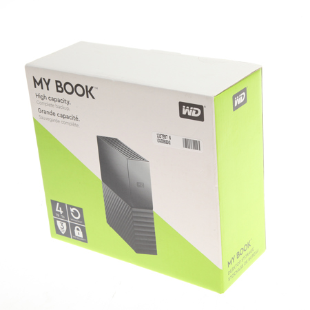 WD My Book 4TB USB 3.0 External Desktop Hard Drive - Black SKU#1357997