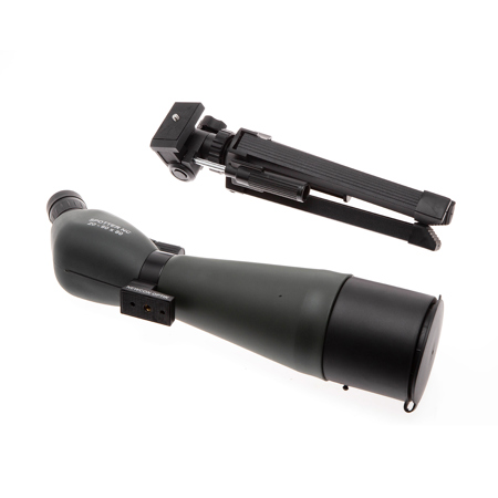 Newcon Optik 20-60x80 Spotter NC Spotting Scope, BAK-4 Prisms, 18 15mm Eye Relief, Angled Eyepiece, Waterproof/Fogproof
