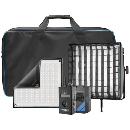 Westcott Flex Cine DMX Bi-Color 1-Light Gear Kit, 1' x 1' - SKU#1369733