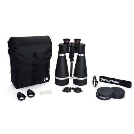 Celestron 20x80 SkyMaster Pro Binocular, Waterproof, Rubber Armored, Detacheable Rail with 3.2 Degree Angle of View, U.S.A.