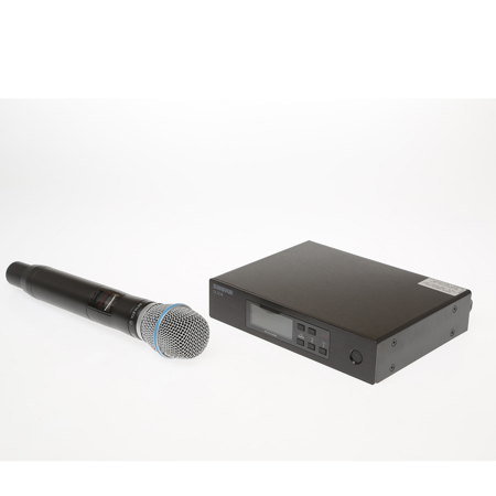 Shure QLXD24/B87A VHF Handheld Wireless Microphone System - SKU#1370260