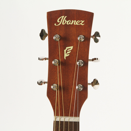 Ibanez Performance Series PF12MHCE 6-String Dreadnought Acoustic-Electric Guitar, 20 Frets, Set Neck, Rosewood Fingerboard, Open Pore Natural