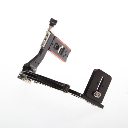 ProMediaGear BBX Boomerang Flash Bracket with Universal QR Plate, Right BLACK