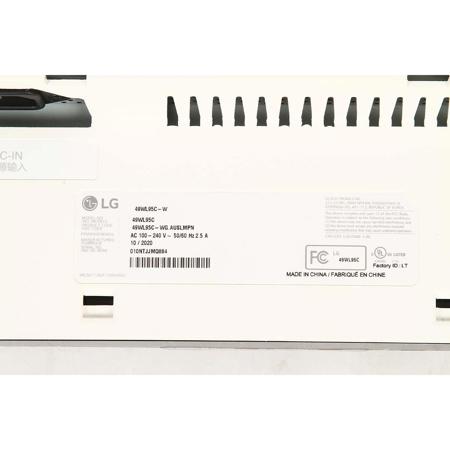 Used Lg 49wl95c W 49 Ultrawide Curved Dual Qhd Virtually Borderless Ips Led Monitor With Built In Speakers 51x1440 49wl95c W