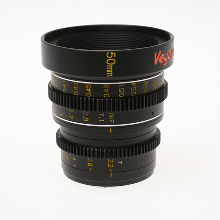 Veydra M4/3 Mini Prime 50mm T2.2 MFT Mount Lens, Metric Focus Scales SKU#1386099