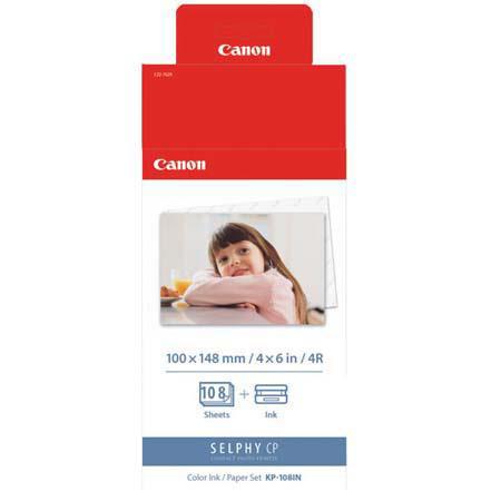 Canon KP-108IN Color Ink And Paper Set