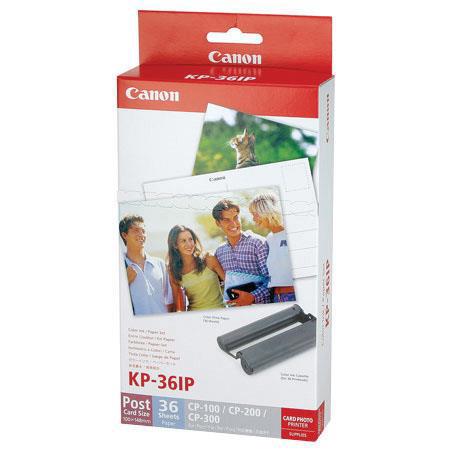 Canon Color Ink/Paper Set KP-36IP for CP Printers (36 Sheets of 4x6 paper with Ink).
