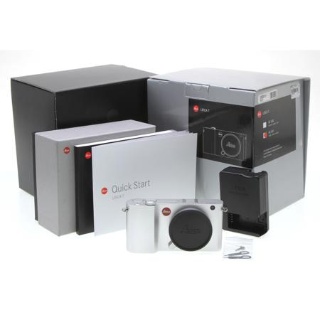 Leica T Mirrorless Digital Camera - Silver, 16mp with Touchscreen & Wifi 18181