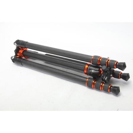 K&F Concept SA254C1 4-Section Carbon Fiber Tripod and Monopod Kit - SKU#1402412