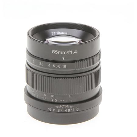 7artisans Photoelectric 55mm f/1.4 Lens for Leica L Mount - Black