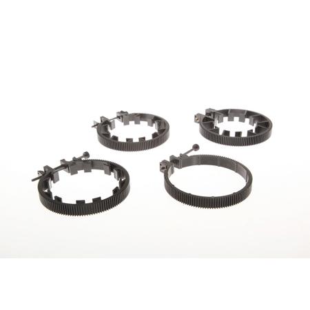 Redrock Micro LensGears Kit with 4 Lens Gears (Size A, B, C & D Black Lens Gear)