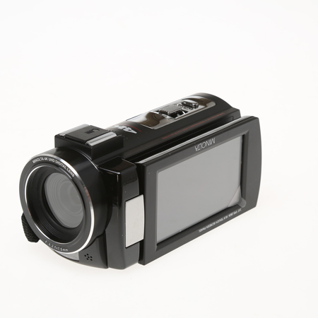 Minolta MN4K20NV 4K Ultra HD 3" Touchscreen Camcorder - SKU#1410223