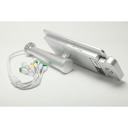Goodview Dynamic Detection Display Temperature Scanner Kiosk with Table Stand
