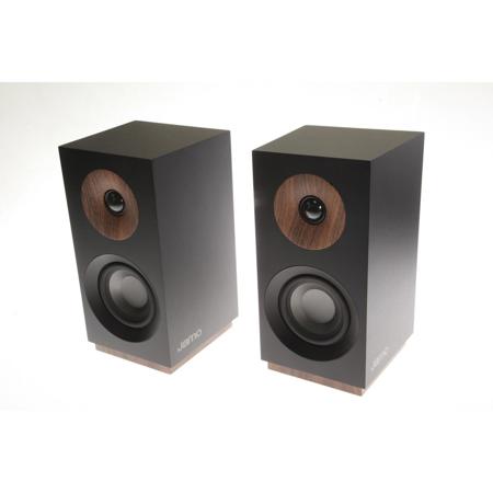 Jamo S 801 Bookshelf Speakers, Black, Pair - SKU#1414745