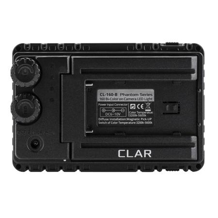 CLAR 160 Phantom Series Bi-Color On Camera LED Light - SKU#1416955