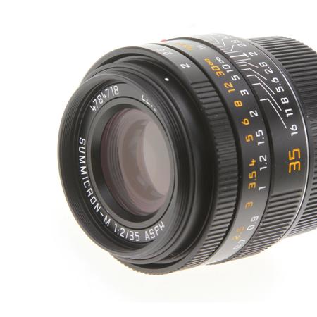 USED Leica Summicron-M 35mm f/2 Aspherical (6-Bit) Lens (Black
