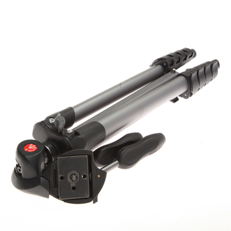 Manfrotto 5-Section Advanced Aluminum Tripod with 3-Way Pan Head - SKU#1431365