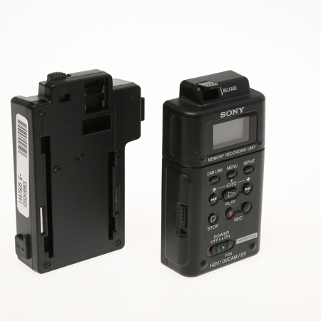 Used Sony HVR-MRC1K Memory Recording Unit With HVRA-CR1 (Cradle) E-
