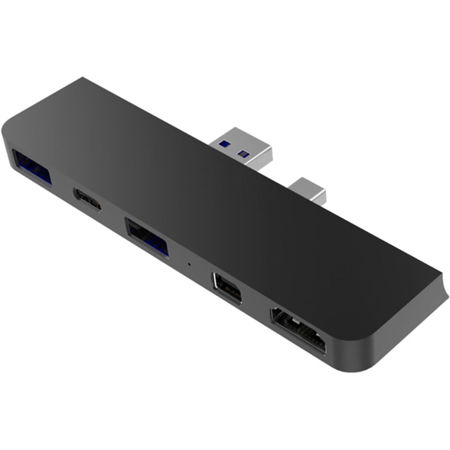 Hyper HyperDrive 5-In-2 USB Type-A & Mini DisplayPort Hub - Black SKU#1456911