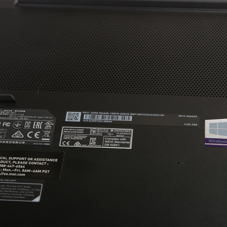 MSI GS66 Stealth 10SFS-440 15.6" Full HD 300Hz VR-Ready Gaming Notebook #1462019