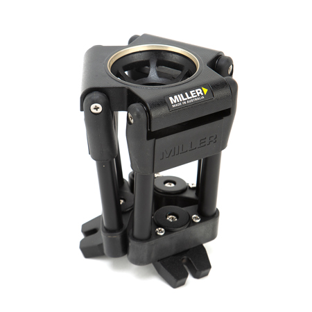 Miller Hi Hat with 75mm Tripod Bowl - Payload Capacity: 33 lbs SKU#1475205