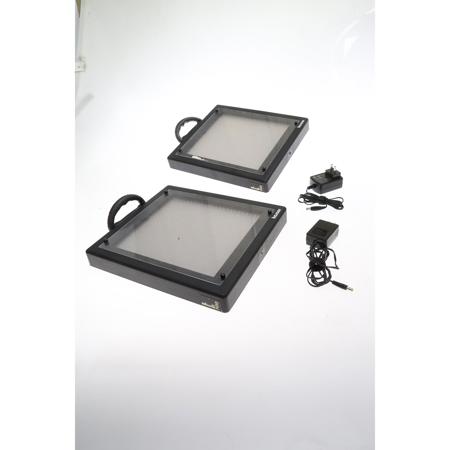 Bescor LED-500K Twin 500W LED Dimmable Studio Light Kit - SKU#1476178