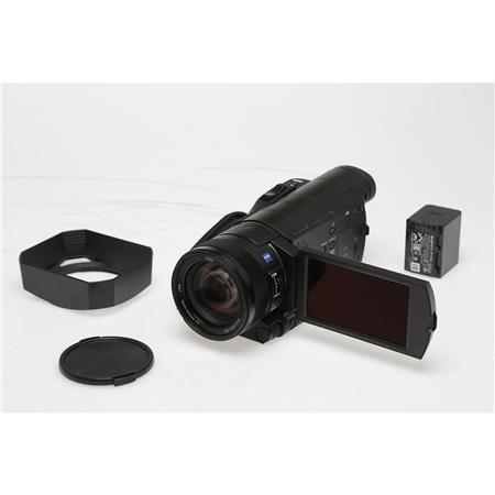 カメラ ビデオカメラ Used Sony FDR-AX100 4K Ultra HD Camcorder. E